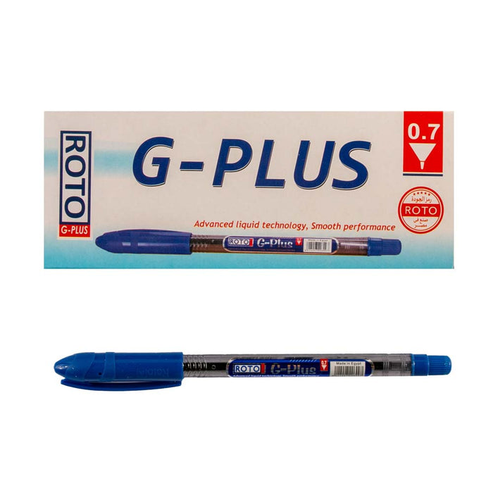 Roto G-Plus Ballpoint Pen, 0.7 mm, Pack Of 12