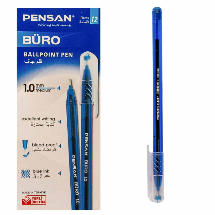 Pensan 2270 Ballpoint Pen, Pack of 12