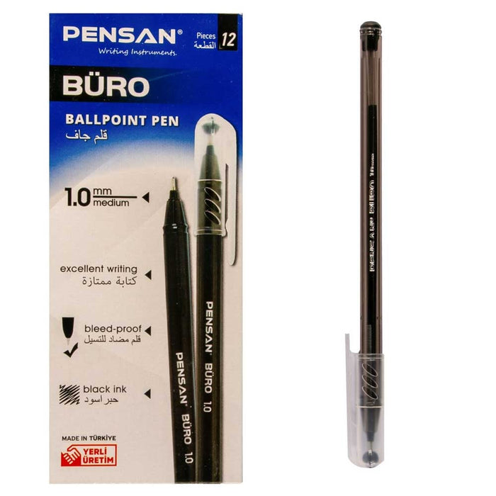 Pensan 2270 Ballpoint Pen, Pack of 12
