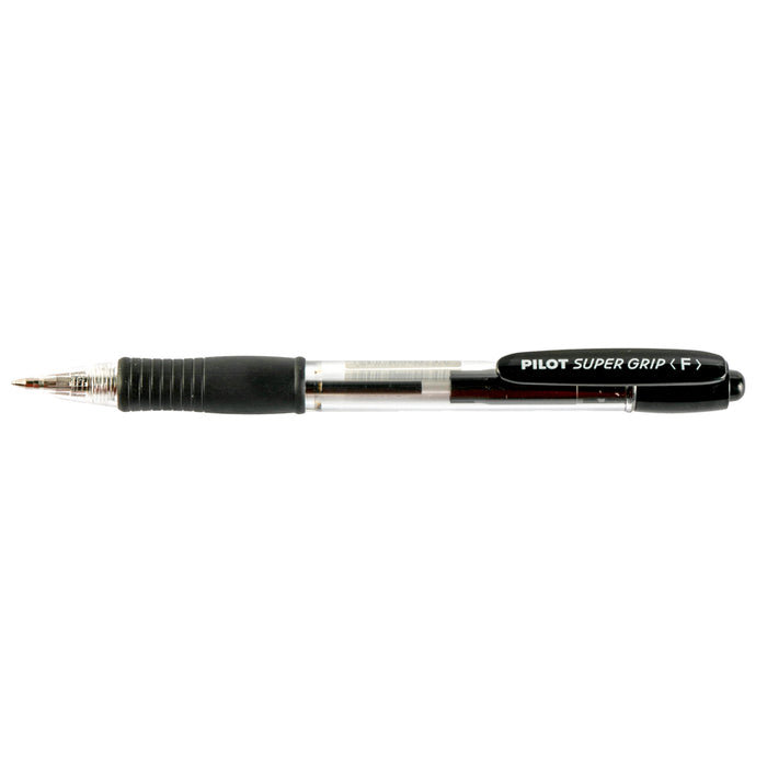 قلم جاف بسوستة 0.7مم, موديل (F) Super Grip من بايلوت