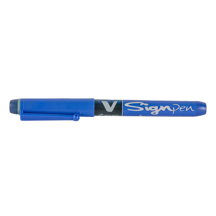 Pilot V-Sign Pen, Fineliner Marker Pen, Medium Tip, Black