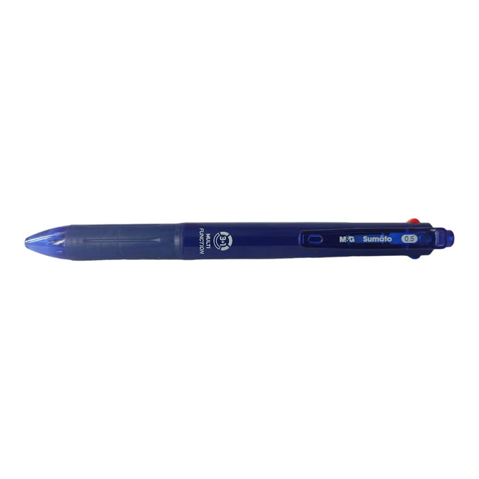 قلم جاف متعدد الوظائف 3 ألوان حبر 7.0مم + قلم سنون 0.5 مم موديل ADPT 5571 من أم أند جى