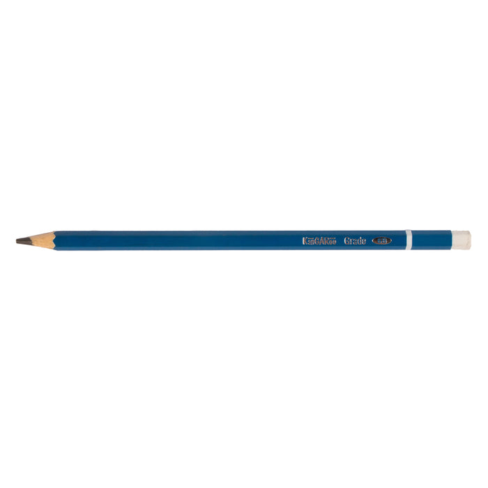 قلم رصاص خشب كنجارو باكستاني بجوده عاليه بدون أستيكة , أزرق