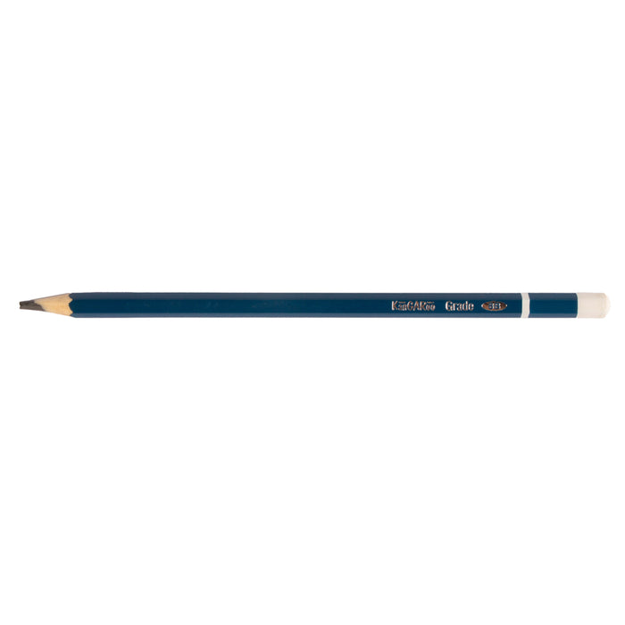 Kangaro Pencil With High Quality Performance without Eraser, Blue