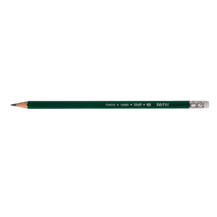 علبة 12 قلم رصاص بأستيكة HB 16600 من فاتح