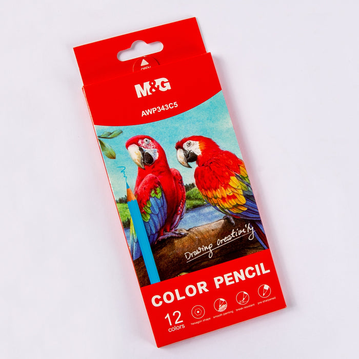 M&G AWP343C5 Pencil Colors, 12 Colors
