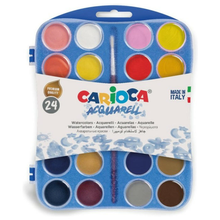 Carioca Watercolors, Plastic Case, 30 mm.