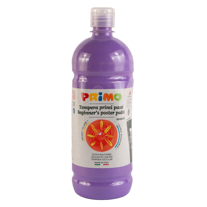 Primo 204BR Gouache Paint Bottles, 1000ml