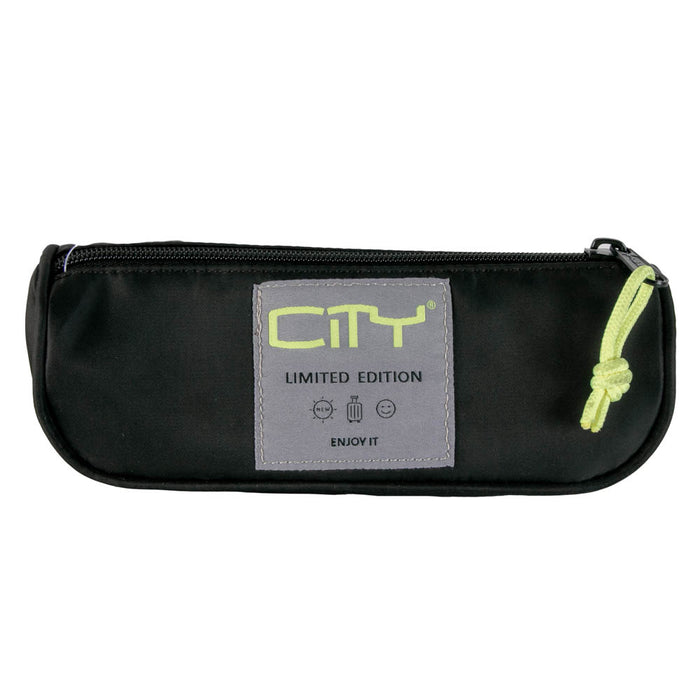 City Satin Pencil Case, Size 8 D x 22 W x 5 H cm
