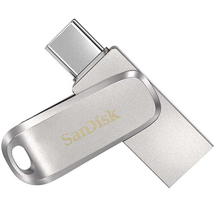 فلاش ميموري 64 جيجابايت USB 3.1 من الجيل الاول، بلون فضي من سانديسك الترا