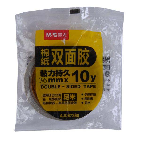 M&G AJD97390 Double Sided Tape, 36  10 yd