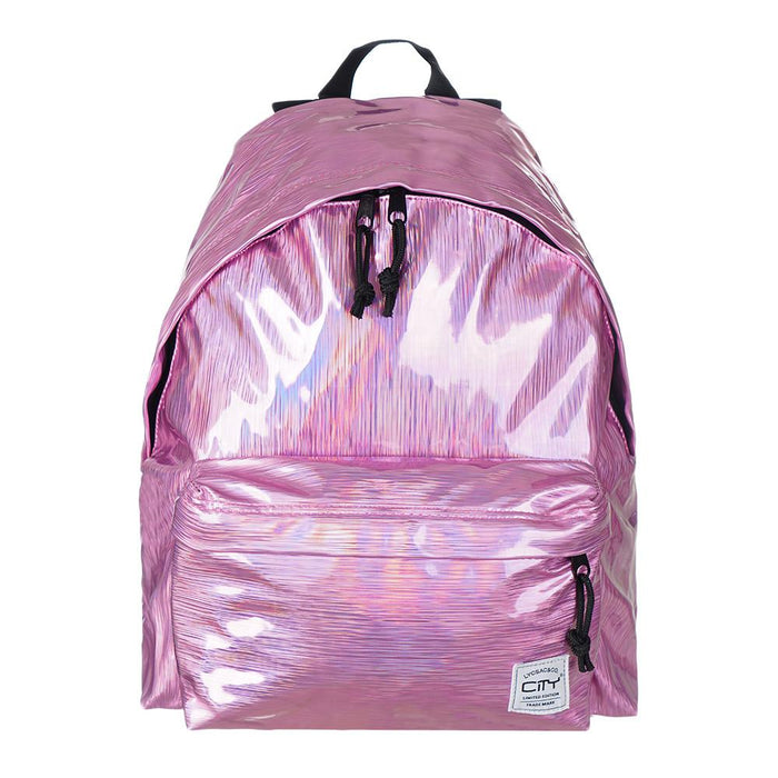 City Backpack Drop Shiny, Size 15.5 D x 30.5 W x 15.5 H cm