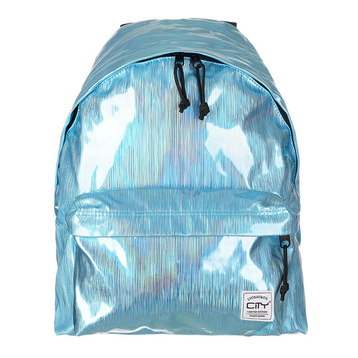 City Backpack Drop Shiny, Size 15.5 D x 30.5 W x 15.5 H cm
