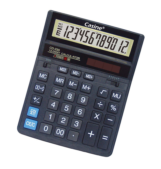 Casine CD-230 12 Digits Desktop Calculator