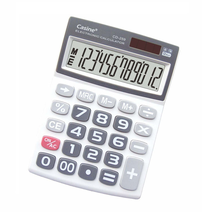 Casine CD-259 12 Digit Desktop Calculator