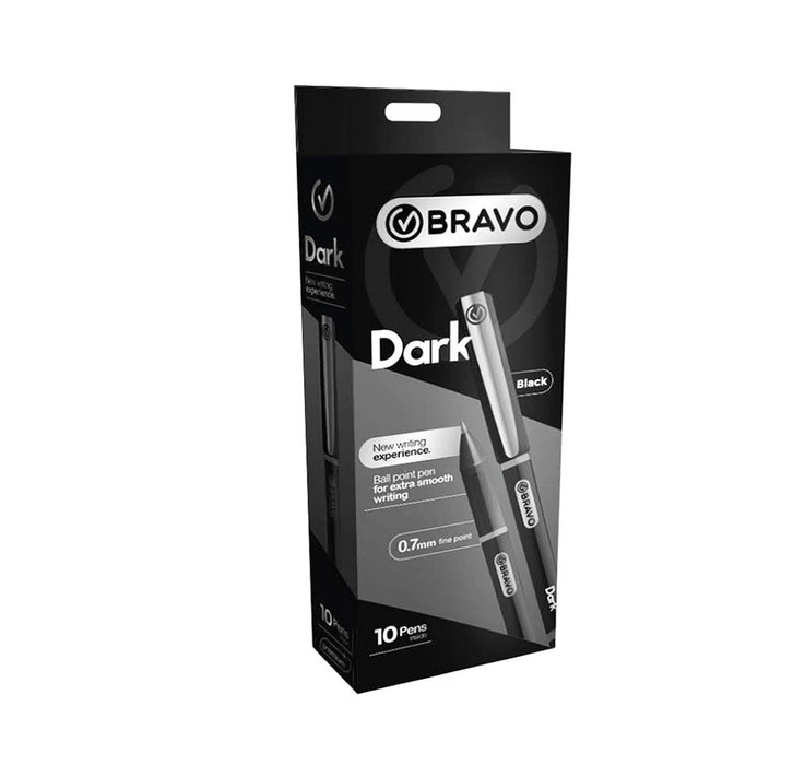 Bravo Dark Ballpoint Pen, Pack of 10