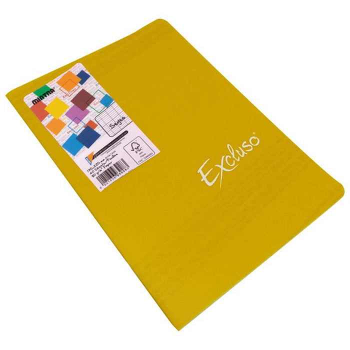 Mintra Excluso Seyes Stapled Notebook, A5 (14.8 × 21cm), French Ruling, 40 Sheets