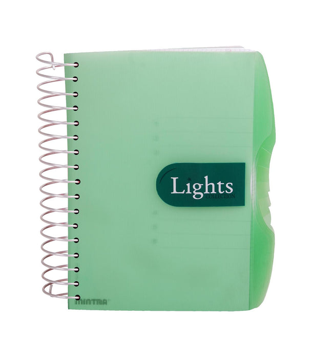 Mintra Lights Notebook, A7 (7.4 x 10.5cm), Lined Ruling, 192 Sheets