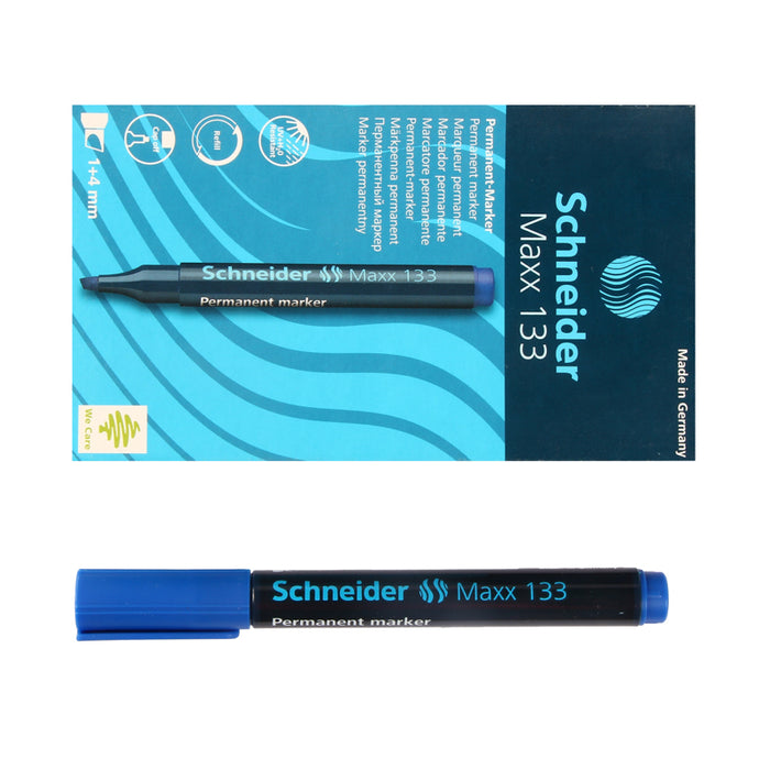 قلم ماركر ماكس 133 برأس مشطوف , اعادة الملء , سن1 + 4 مم من شانيدر