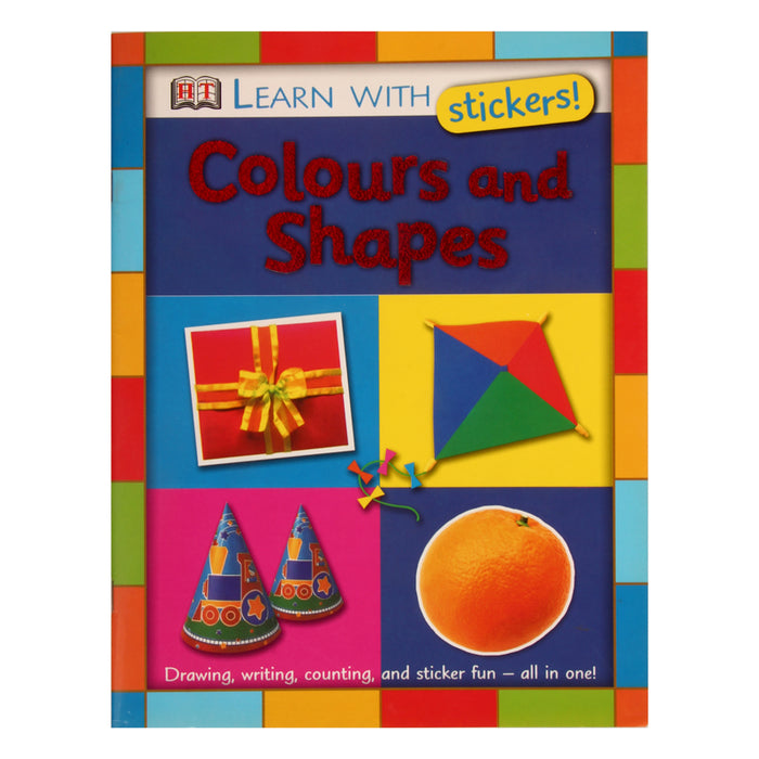 كتاب تعليم بملصقات أشكال و ألوان OE
