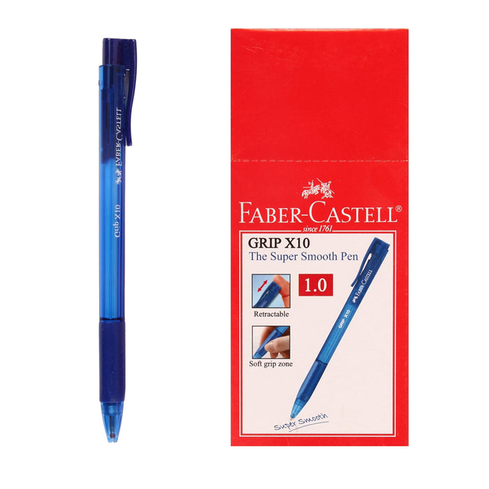 قلم جاف جريب, موديل X10, سن 1.0 مم, عدد 1 قلم من فابر كاستل