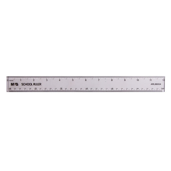 M&G ARL960G4 Plastic Ruler 30cm