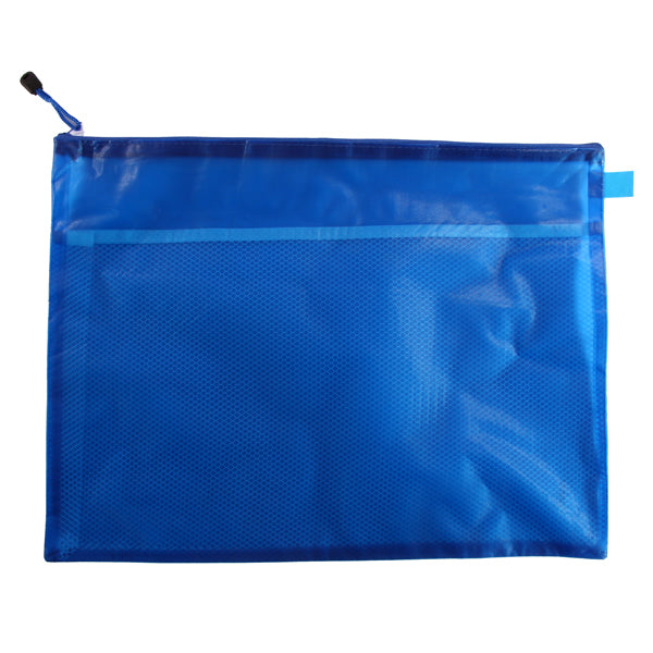 Mesh Zipper Bag 1806-4, 2 Pockets, Size A4