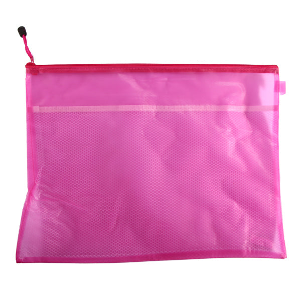 Mesh Zipper Bag 1806-4, 2 Pockets, Size A4