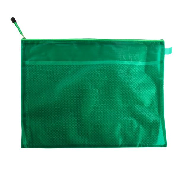 Mesh Zipper Bag 1806-4, 2 Pockets, Size A4