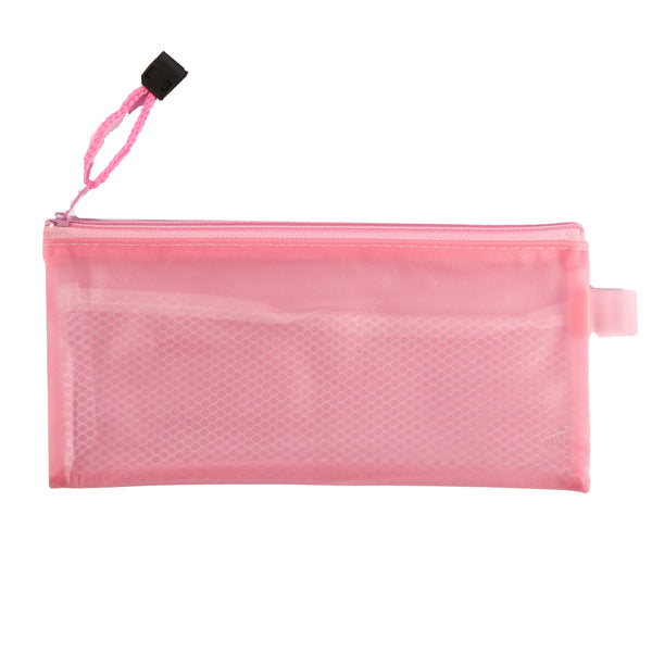 Mesh Zipper Bag 753A, 2 Pockets, Size B6