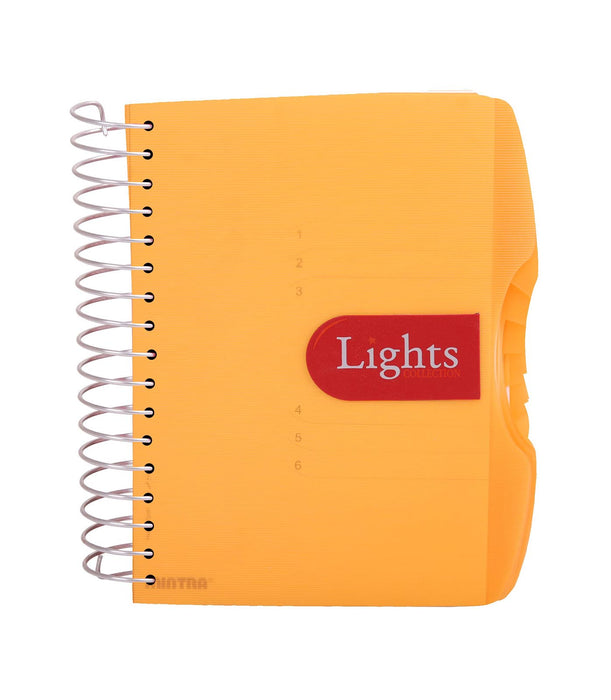 Mintra Lights Notebook, A7 (7.4 x 10.5cm), Lined Ruling, 192 Sheets