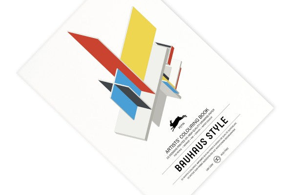 PEPIN Bauhaus Style- Giant Artist's Coloring Book 8116 - 16 design-B4 size