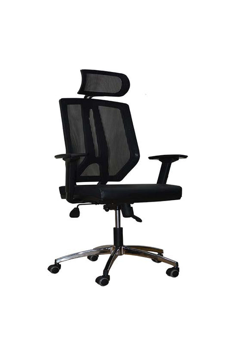 High Life Sude Office Chair - Black