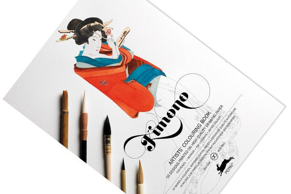 PEPIN Kimono- Giant Artist's Coloring Book 8062 - 16 design-B4 size