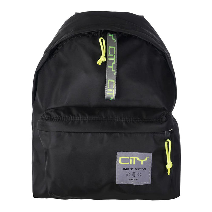 City Backpack Drop Satin, Size 15.5 D x 30.5 W x 15.5 H cm