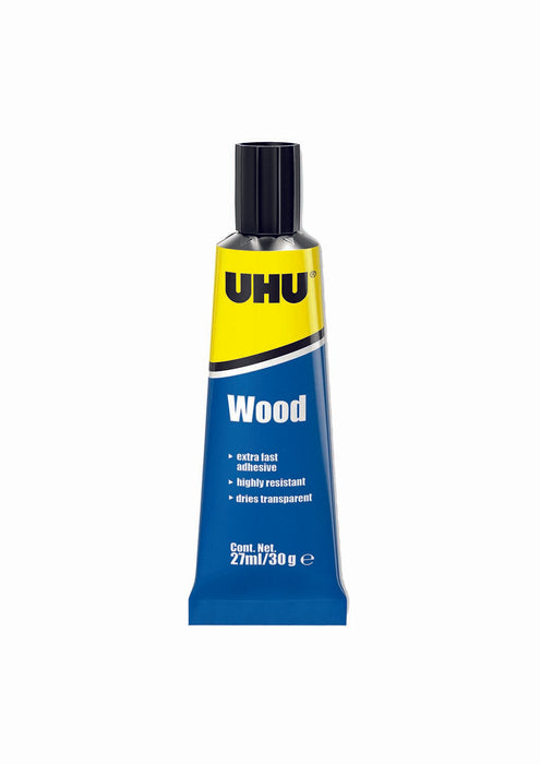 UHU Wood Glue Express 37585 Tube, 27ml / 30g